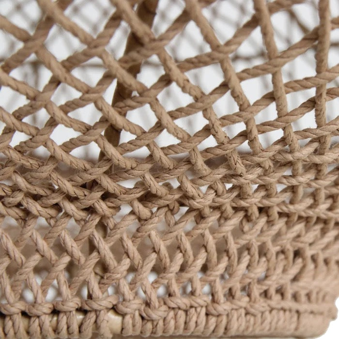 Corda Hängelampe natur groß Ø 80x37 cm