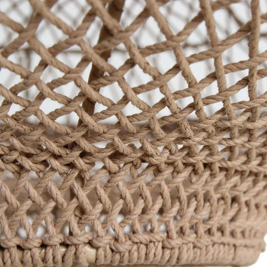 Corda Hängelampe natur groß Ø 80x37 cm