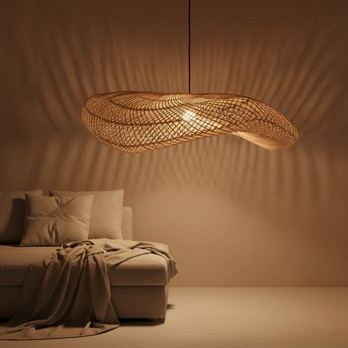 Wave Lampe Natur XXL