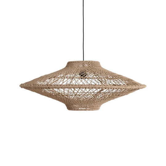 Corda Hängelampe natur groß Ø 80x37 cm