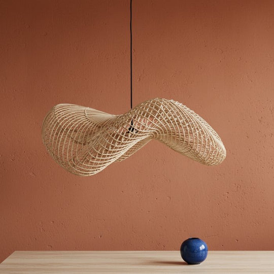 Wave hanglamp naturel large